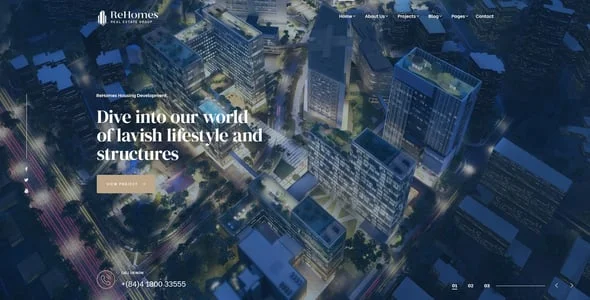 Rehomes - Real Estate Group WordPress Theme — interior page design