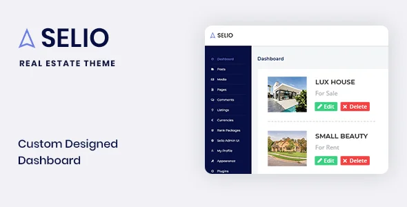 Selio - Real Estate Directory WordPress Theme — blog and article listing