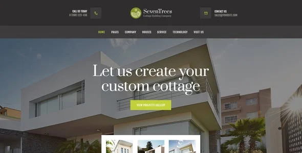 SevenTrees | Real Estate Property WordPress Theme — single post layout
