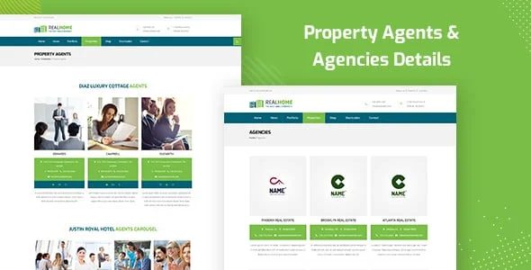 Single Property WordPress Theme — single post layout