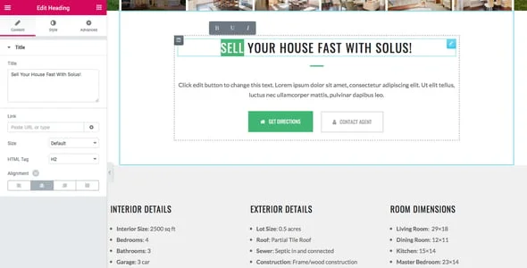 Solus - Single Property WordPress Theme — single post layout