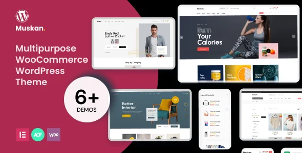 Muskan - Multipurpose Elementor WooCommerce Theme WordPress theme homepage layout for a baby fashion website