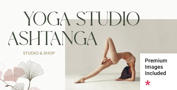 Ashtanga - Yoga Studio WordPress Theme WordPress theme homepage layout for a candle health and beauty website