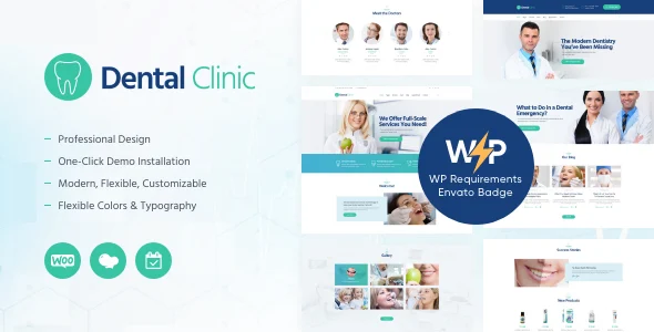 Dental Clinic - Dentist & Dental Surgeon WordPress Theme WordPress theme homepage layout for a beauty health and beauty website