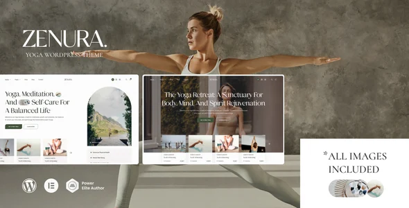 Zenura - Yoga WordPress Theme WordPress theme homepage layout for a ecommerce health and beauty website
