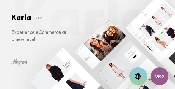 Karla - WordPress eCommerce Theme WordPress theme homepage layout for a builder shopping website