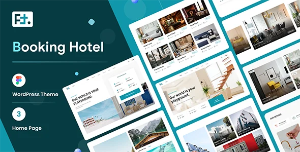 HotelFT - Hotel Booking WordPress Theme WordPress theme homepage layout for a accommodation travel website