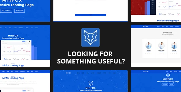 Minfox - Software Technology WordPress Theme WordPress theme homepage layout for a android software website